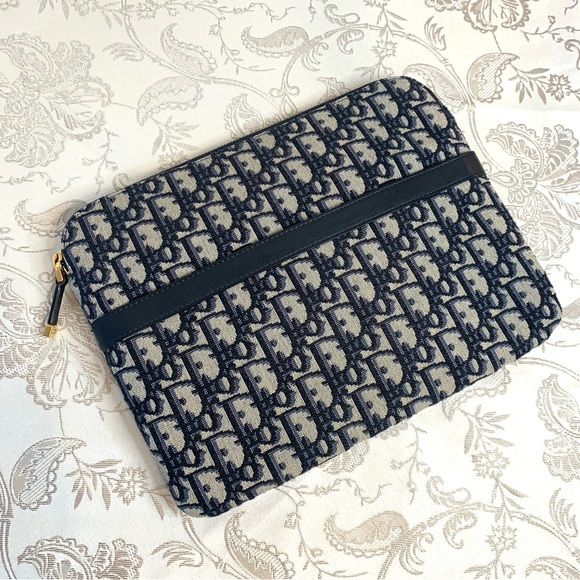 Dior Oblique Jacquard Pouch - Picture 3 of 14